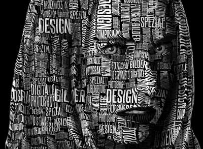 Renée - Word-Cloud Portrait